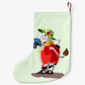 Moderner Kuhweihweihnachtsfest - Strumpf Kleiner Weihnachtsstrumpf (Rückseite)