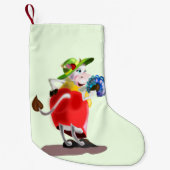 Moderner Kuhweihweihnachtsfest - Strumpf Kleiner Weihnachtsstrumpf (Vorderseite)