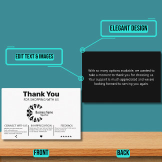 Moderner Kundenwunsch Visitenkarte