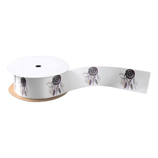 Moderner künstlerischer amerikanischer Ureinwohner Satinband (Spule)