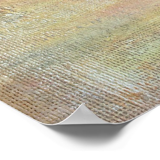 Moderner Künstlerischer Herbst Abstrakt Poster (Ecke)