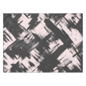 Moderner Künstlerischer Pinselpinsel Abstrakter Pi Tischdecke (Vorderseite (Horizontal))