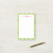 Moderner Künstlerischer Polka Dot Post-it Klebezettel (Auf Schreibtisch)
