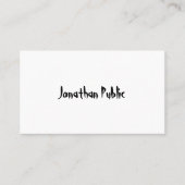 Moderner künstlerischer visitenkarte (Vorderseite)