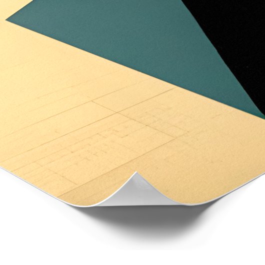 Moderner Kunstmann aus dem Mittelalter Poster (Ecke)