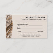 Moderner Kupfer- und Goldsalon-Wellness-Center Terminkarte (Vorderseite)