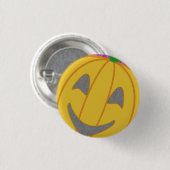 Moderner Kürbis-Button Button (Vorne & Hinten)