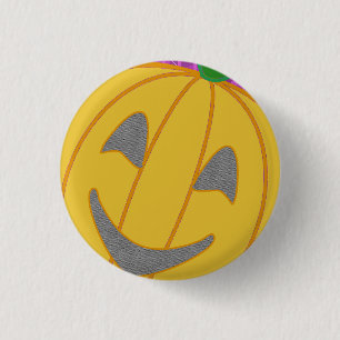 Moderner Kürbis-Button Button