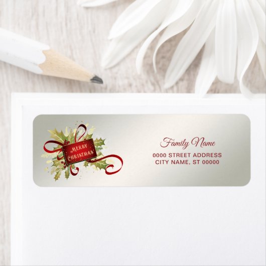 Moderner Labrador der Rotweihnachtsfeier (Insitu)