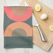 Moderner Lachs und Oliven aus dem Mittelalter Geschirrtuch (Viertel Falte)