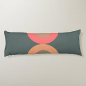 Moderner Lachs und Oliven aus dem Mittelalter Seitenschläferkissen (Rückseite)