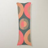 Moderner Lachs und Oliven aus dem Mittelalter Seitenschläferkissen (Vorderseite Vertikal)