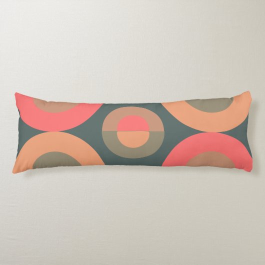 Moderner Lachs und Oliven aus dem Mittelalter Seitenschläferkissen (Vorderseite)