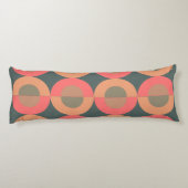 Moderner Lachs und Oliven aus dem Mittelalter Seitenschläferkissen (Rückseite)