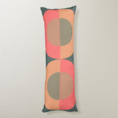 Moderner Lachs und Oliven aus dem Mittelalter Seitenschläferkissen (Rückseite (Vertikal))