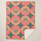 Moderner Lachs und Oliven aus dem Mittelalter Sherpadecke (Vorderseite)