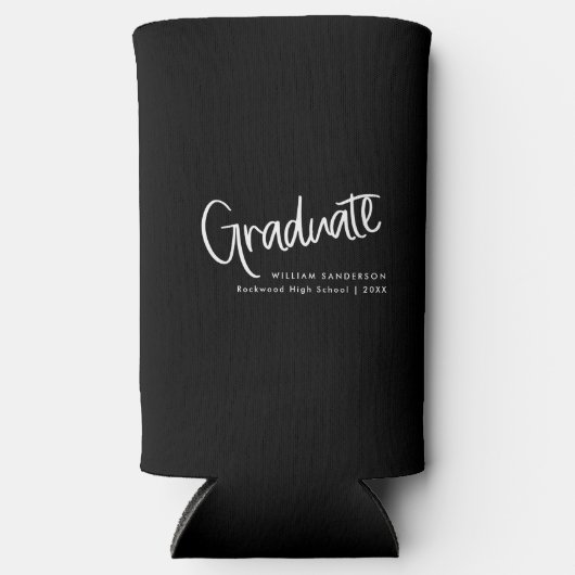 Moderner Lässiger Abschluss für Schwarz/Weiß Selters Dosenkühler (Vorderseite)