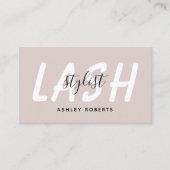 Moderner lastischer Stylist Visitenkarte (Vorderseite)