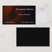 Moderner Lautsprecher Rot bis Schwarz Visitenkarte (Vorne/Hinten)