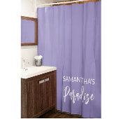 Moderner Lavendel Duschvorhang