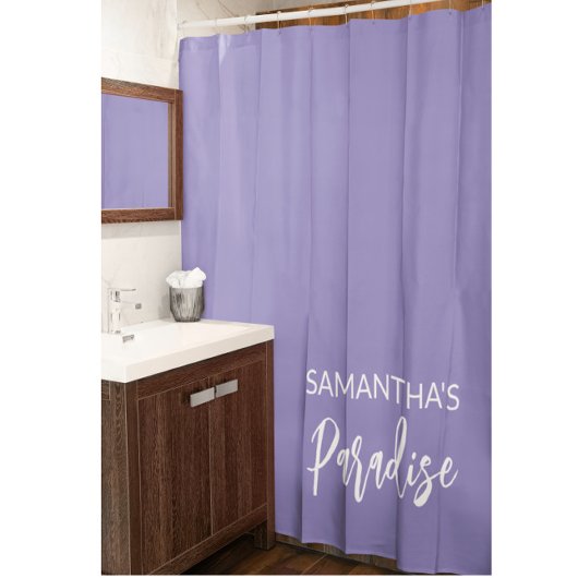 Moderner Lavendel Duschvorhang