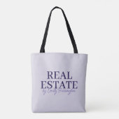 Moderner Lavendel-Immobilienmakler Tasche (Rückseite)