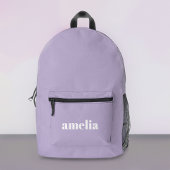 Moderner Lavendel Lila Personalisiert Bedruckter Rucksack