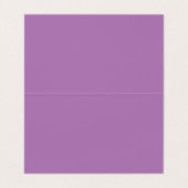 Moderner Lavendel Lila Weiß zeitgenössisch geklapp Visitenkarten (Innenseite Aufgefaltet)