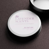 Moderner Lavendel-Rundaufkleber Runder Aufkleber