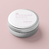 Moderner Lavendel-Rundaufkleber Runder Aufkleber