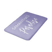 Moderner Lavender Bath Mat Badematte (Schrägansicht)