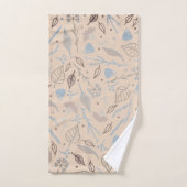 Moderner Leafy Trendy Badhandtuch Set (Handtuch)