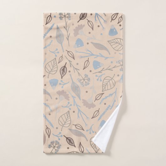 Moderner Leafy Trendy Badhandtuch Set (Handtuch)