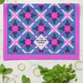 Moderner, lebendiger Tee aus der Mitte des Jahrhun Geschirrtuch (Gefaltet)