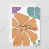 Moderner Lehrername Dankeschön Karten (Vorderseite)