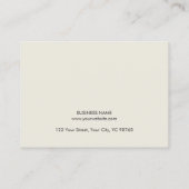 Moderner leichter Blue Gray Berater Visitenkarte (Rückseite)