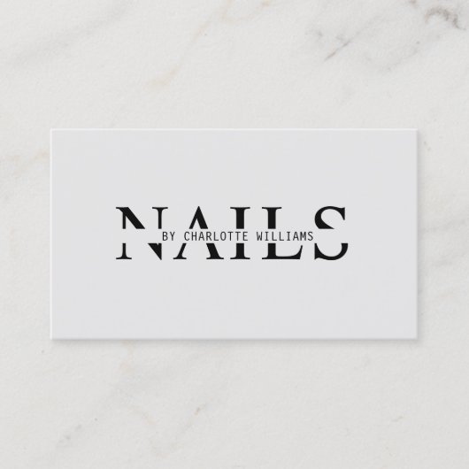 Moderner, leichter Grau, QR-Code Visitenkarte (Vorderseite)