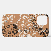Moderner Leopard. Muster. Hintergrund. Die wilde N Case-Mate iPhone Hülle (Rückseite (Horizontal))