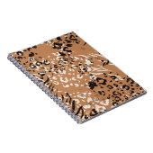 Moderner Leopard. Muster. Hintergrund. Die wilde N Notizblock (Rechte Seite)