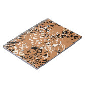 Moderner Leopard. Muster. Hintergrund. Die wilde N Notizblock (Linke Seite)