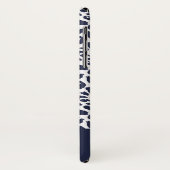 Moderner Leopardendruck in Hellgrau und Weiß Case-Mate iPhone Hülle (Hinten/Links)