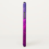 Moderner Lila-blauer polygonaler Hintergrund Case-Mate iPhone Hülle (Hinten/Rechts)