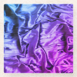 Moderner Lila, blauer Velvet-Untersetzer Glasuntersetzer