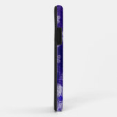 Moderner lila Blumengartenhintergrund Case-Mate iPhone Hülle (Hinten/Rechts)