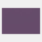 Moderner Lila Farbblock für das Gerät Geschenkpapier Set (Vorderseite)