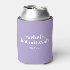Moderner Lila Lavender Bat Mitzvah Custom Gevor Dosenkühler