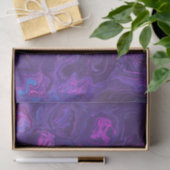 Moderner Lila Marmor Moderner Marmor Abstrakt Seidenpapier (Geschenk)