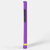 Moderner Lila Personalisierter Name Samsung Galaxy Hülle (Rechte Seite)