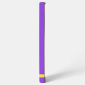 Moderner Lila Personalisierter Name Samsung Galaxy Hülle (Linke Seite)