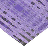 Moderner lila schwarzer Entwurf Kurzer Tischläufer (Ecke)